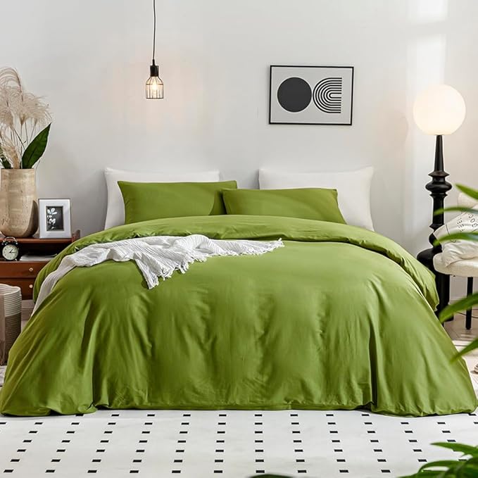 100% Washed Cotton Linen Feel Textured Comforter