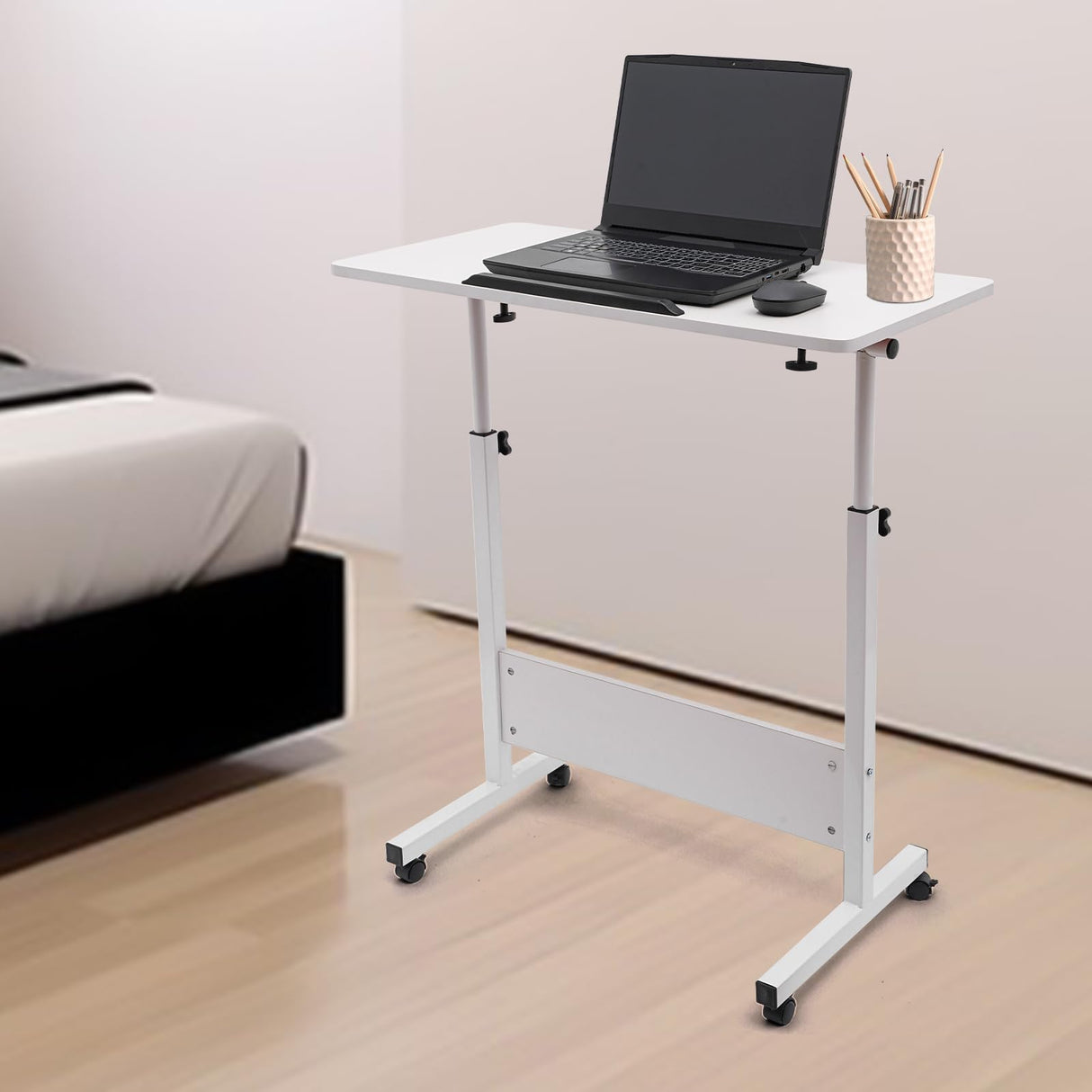Adjustable Height Standing Desk, Stand Up Desk with 360° Flip