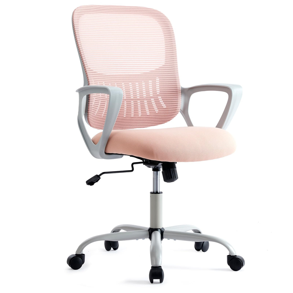 Office Desk Chair, Adjustable Mesh Computer Chair with Lumbar Support Armrest