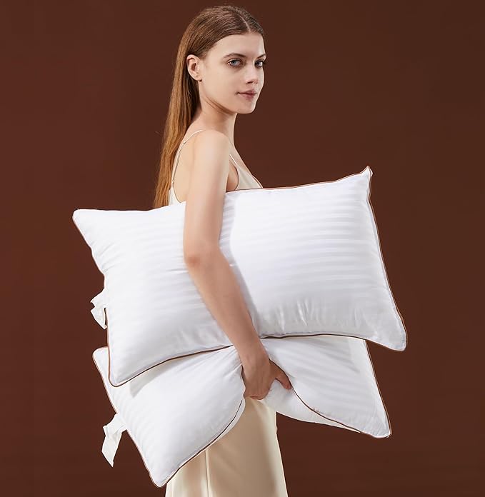 Pillow, Hotel Collection Pillows for Sleeping,Pillow Standard Size Set of 2