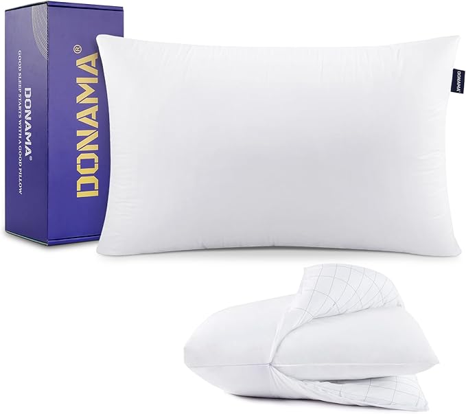 Adjustable Bed Pillows for Sleeping, Shredded Memory Foam Pillows with 200g Extra Filling