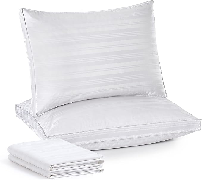Feather Down Pillows, Bed Pillows for Sleeping