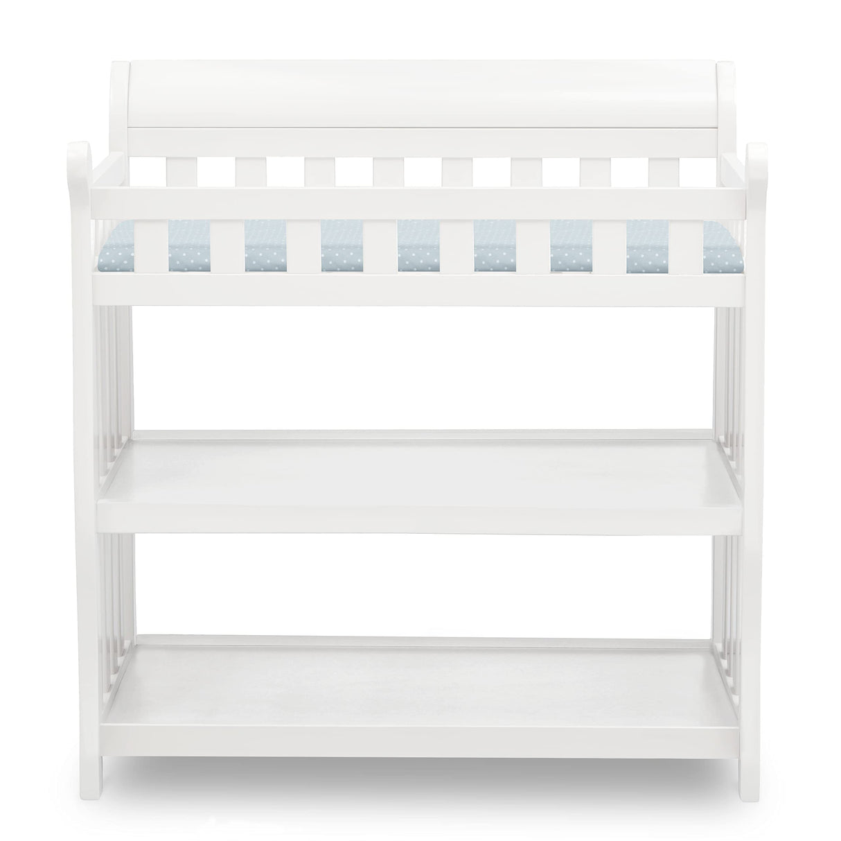 Eclipse Changing Table with Changing Pad, White