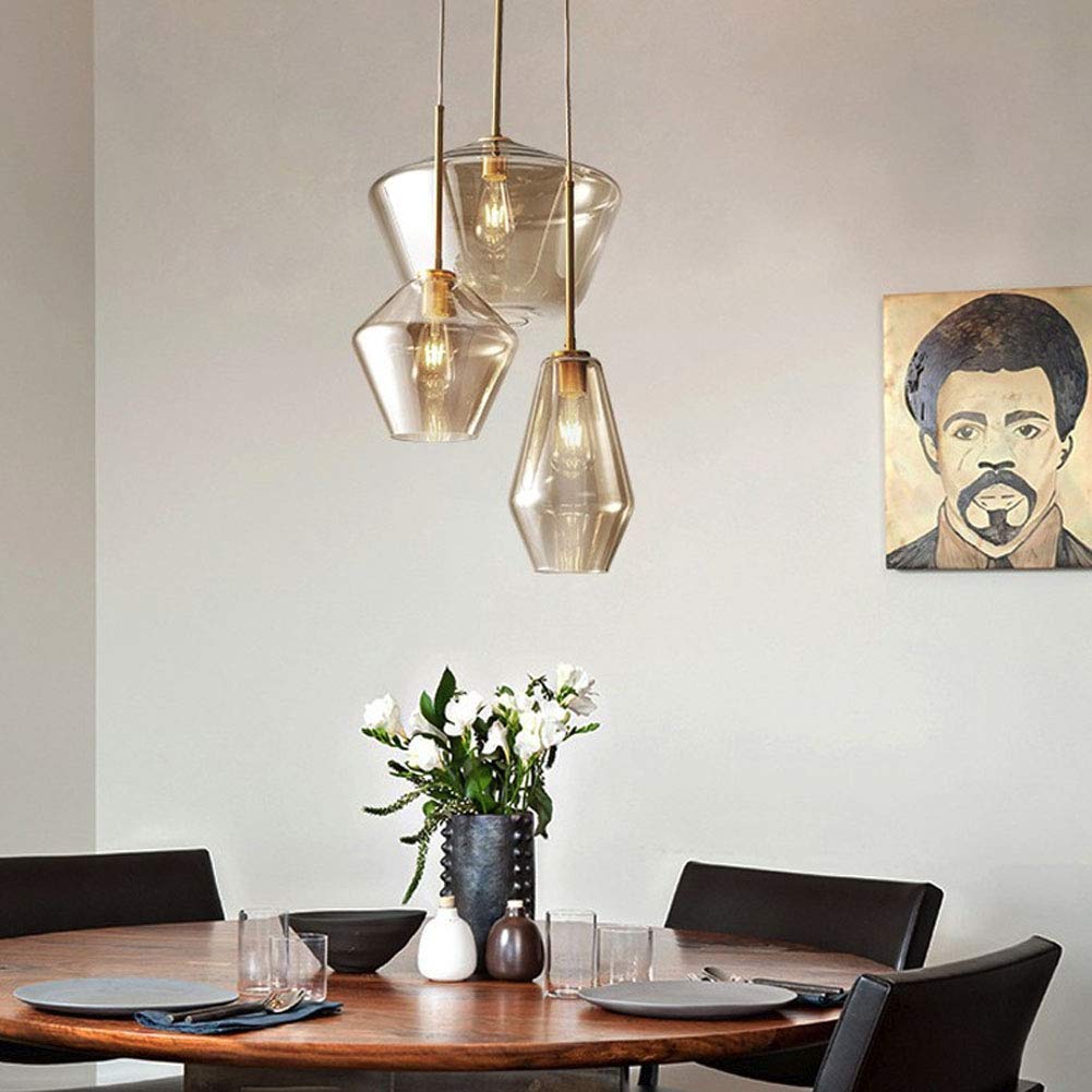 Healer Pendant Lighting Hanging Lamp for Kitchen Island Flush Mount, Modern Gold