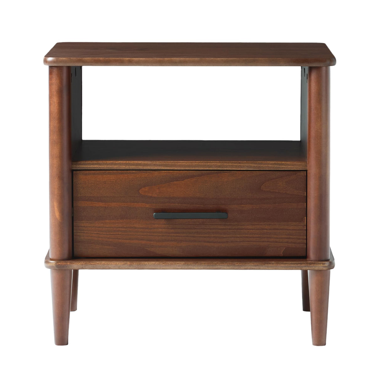 1-Drawer Nightstand, 20 Inch, Walnut