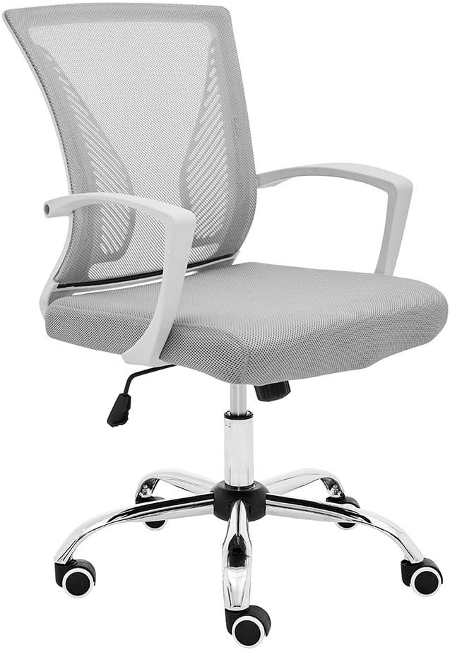 Zuna Mid-Back Office Task Chair - Ergonomic Back Supporting Mesh Back Desk Chair