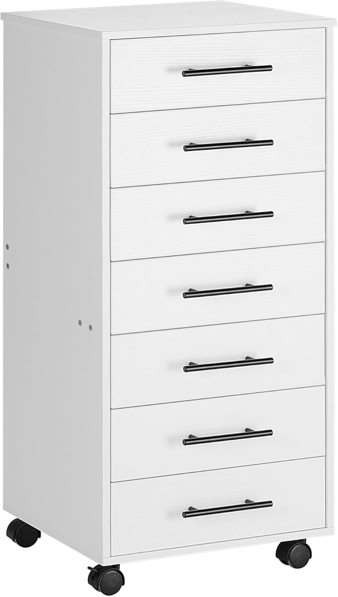 7-Drawer Chest, File Cabinet, Wooden File Cabinet, Office Cabinet with Drawers