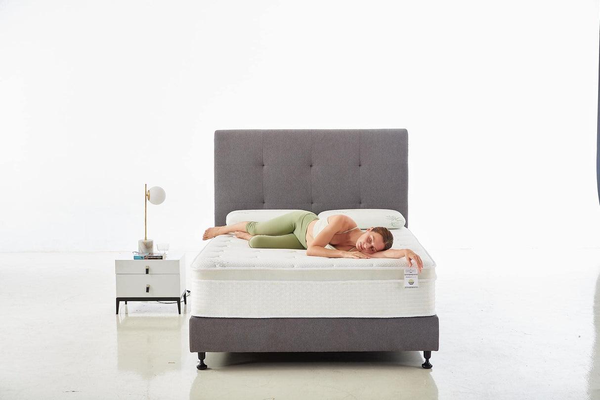 Queen Size Mattress - 12 Inch Cool Memory Foam & Spring Hybrid Mattress