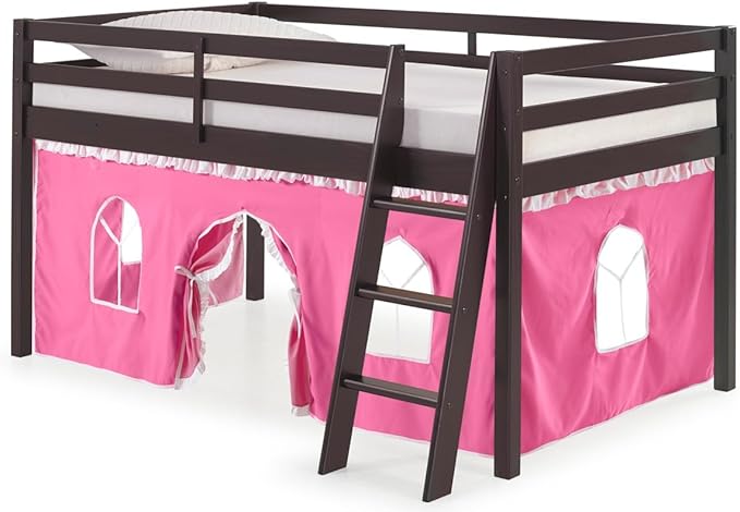 Roxy Junior Loft - Espresso with Pink and White Bottom Tent