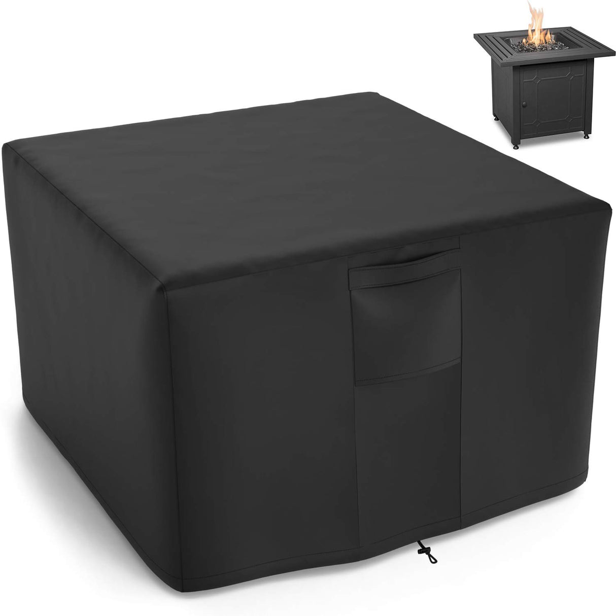 30 Inch Square Fire Pit Cover for Propane Fire Pit/Table