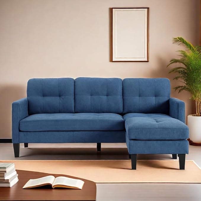 Modern Sofa - Convertible Sofa Sleeper Sofa Bed Couch Set with Reversible Chaise