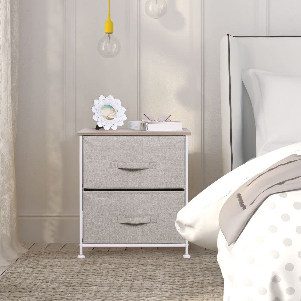 Small Storage Dresser End/Side Table Night Stand