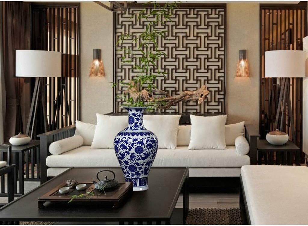 Sculpture Vase Vase Ceramic Classical Creative High-Grade for Dry Flowers Decoration