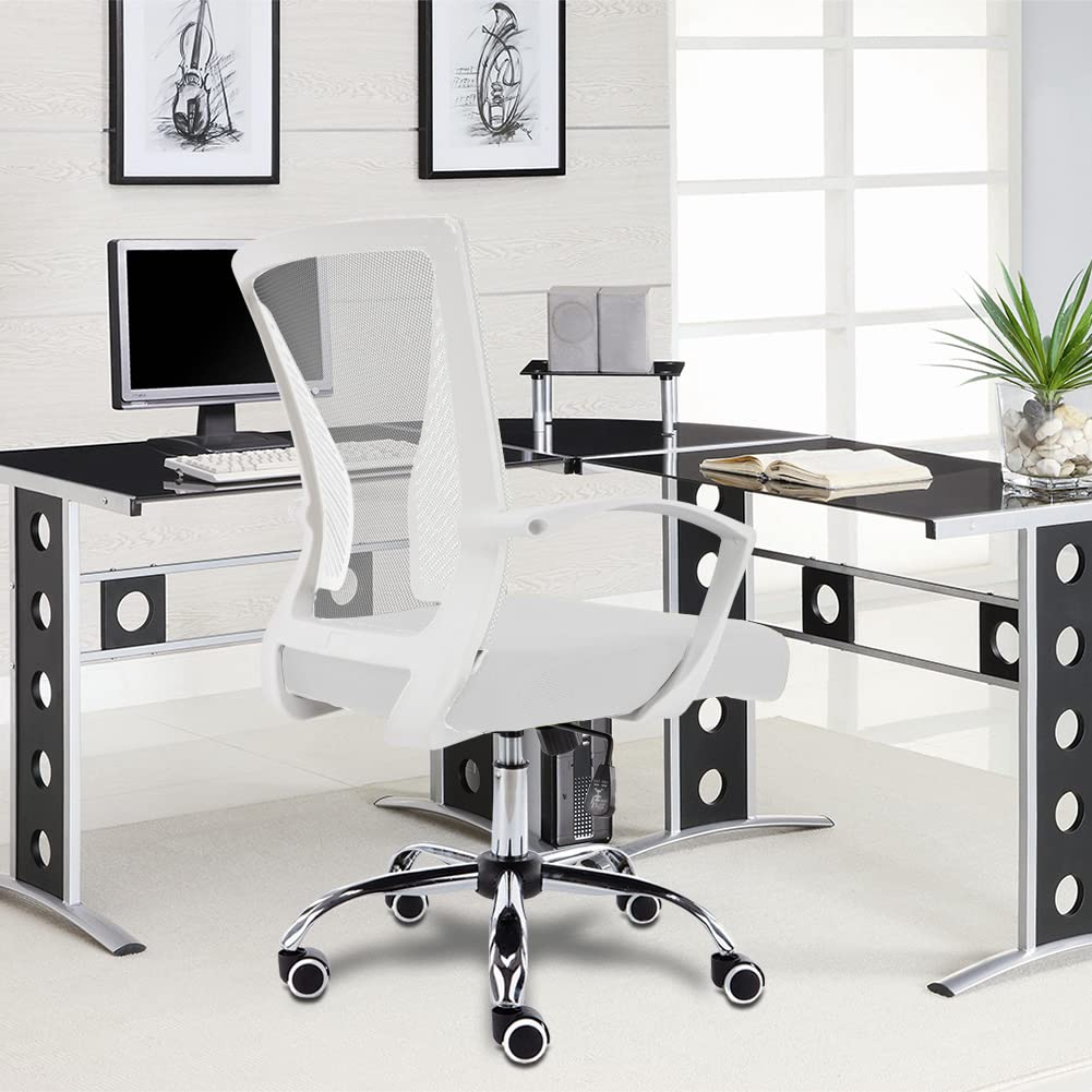 Zuna Mid-Back Office Task Chair - Ergonomic Back Supporting Mesh Back Desk Chair