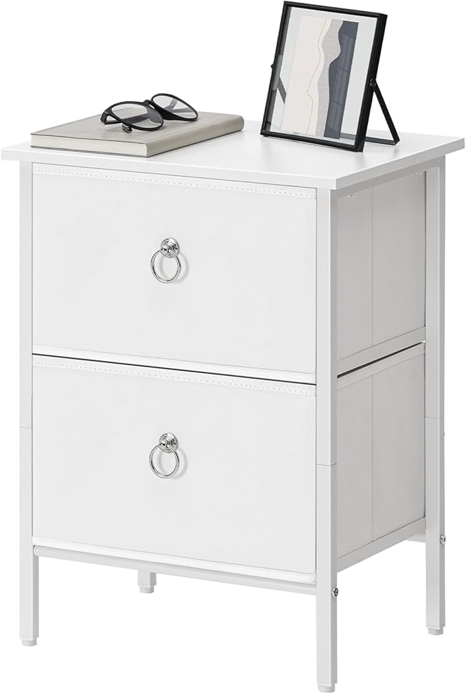 2 Drawer Dresser for Bedroom, Small Night Stand