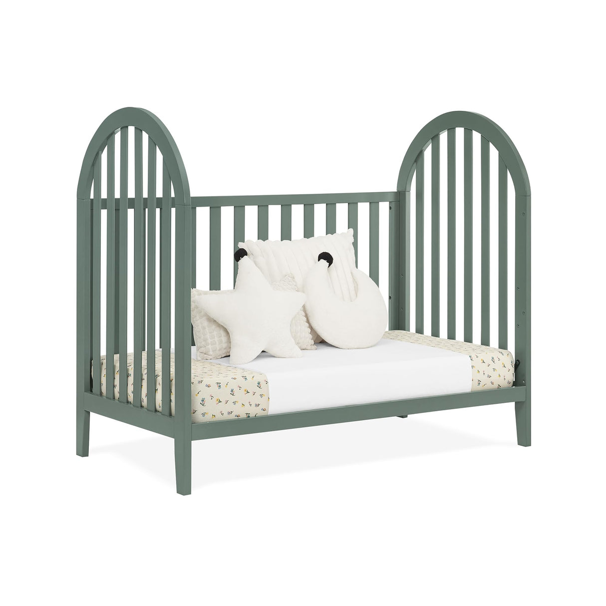 Milano 4-in-1 Convertible Crib - Greenguard Gold Certified, Grassy Glen
