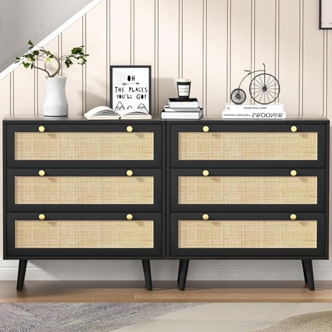 White Dresser for Bedroom with 3 Drawers
