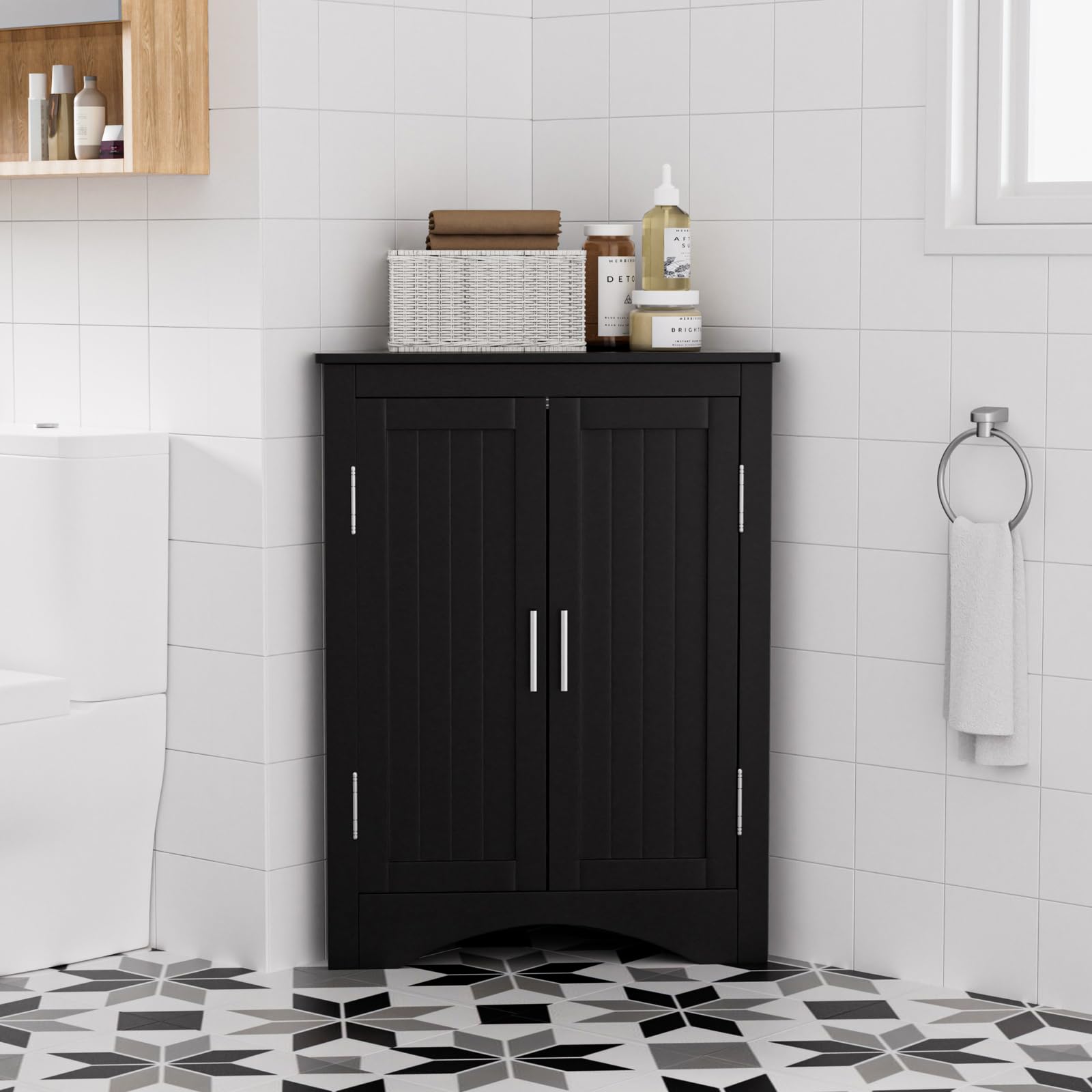 Bathroom Corner Cabinet, Home Floor Storage Cabinet
