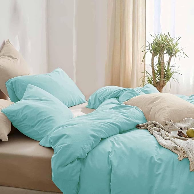 White Comforter Queen Size, 3 Piece Soft Modern Bedding Set & Collections