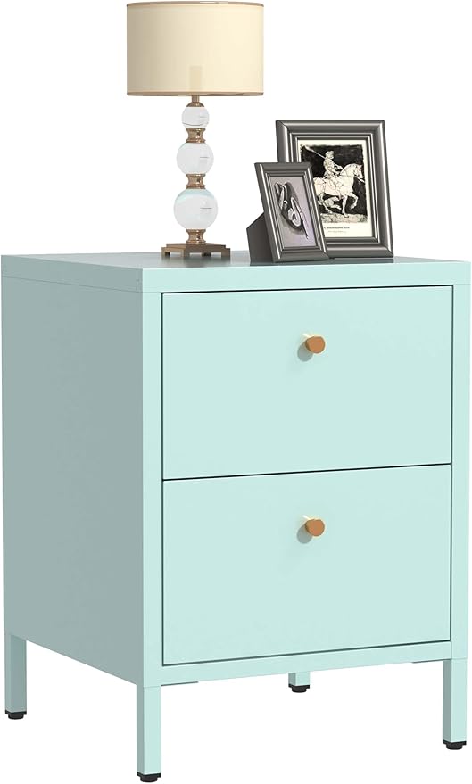 Stand Orange Nightstand Drawer End Tables