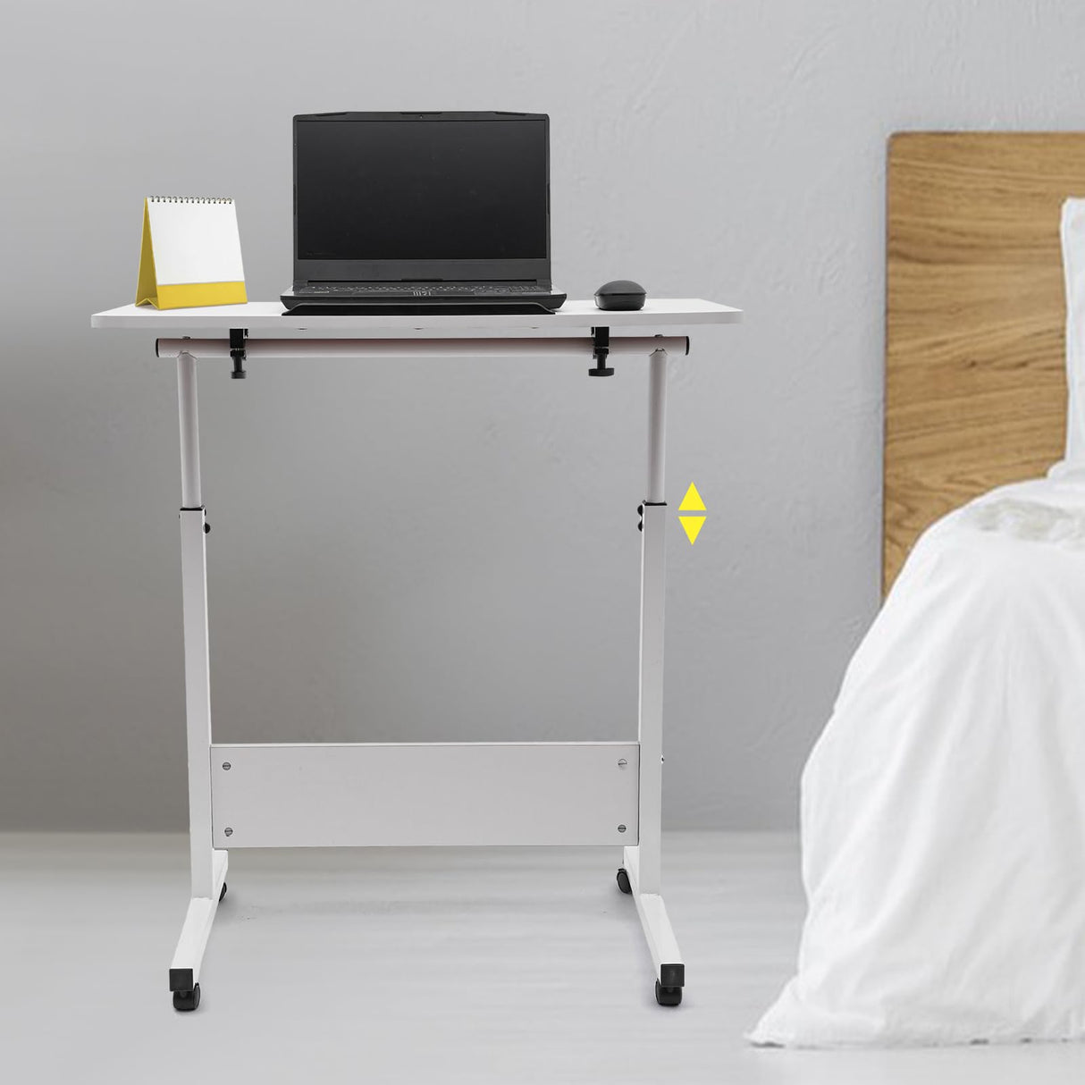 Adjustable Height Standing Desk, Stand Up Desk with 360° Flip