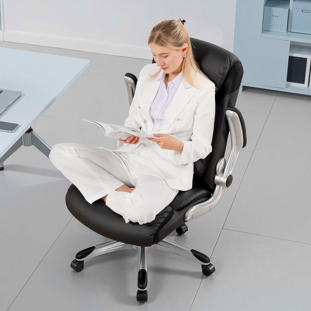 Big and Tall Executive Office Chair - 400 lbs Capacity with Lumbar Support