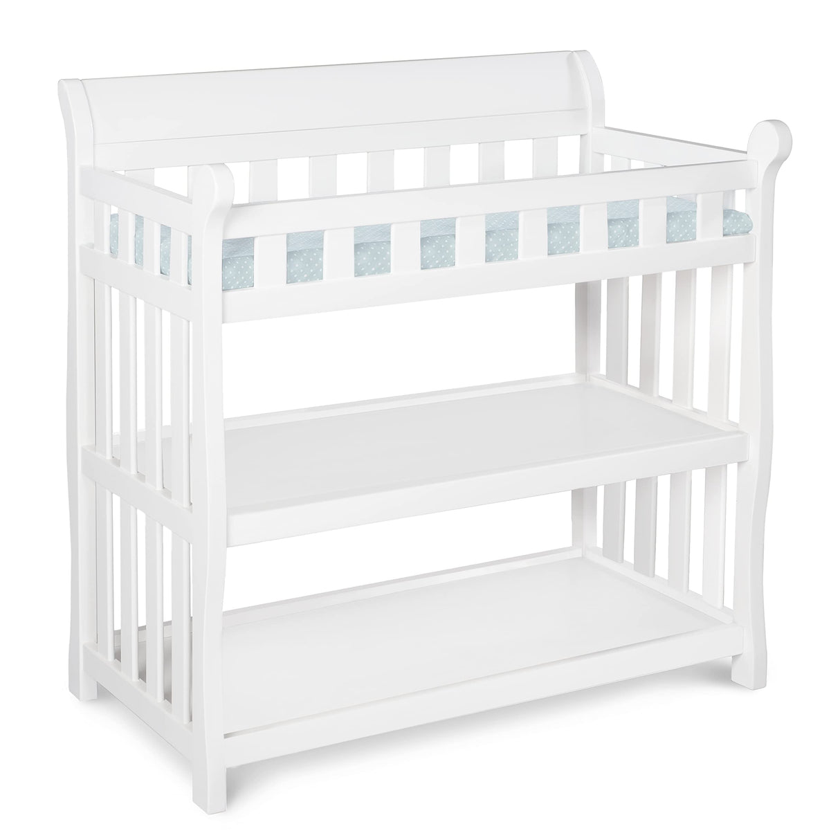 Eclipse Changing Table with Changing Pad, White