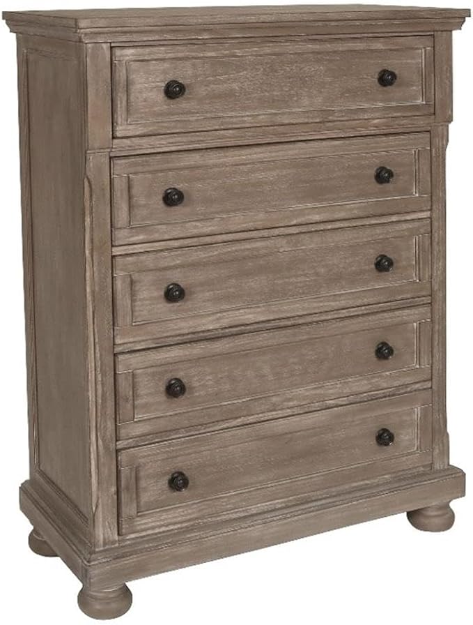 Allegra Nightstand, Pewter