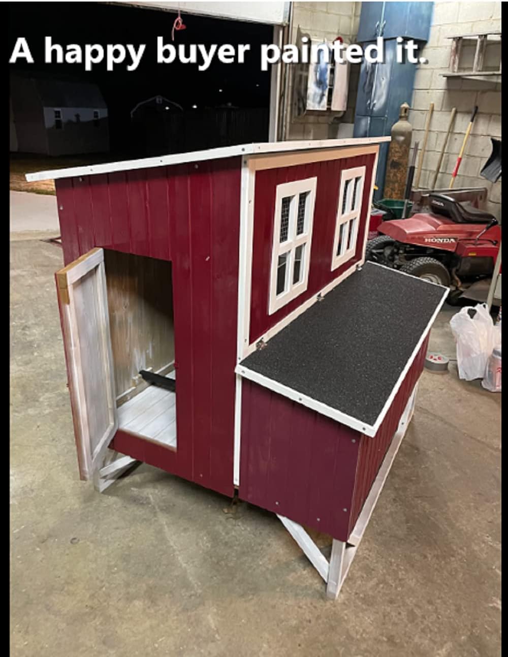 New Large Wood Chicken Coop Backyard Hen House 4-8 Chickens w 4 Nesting Box