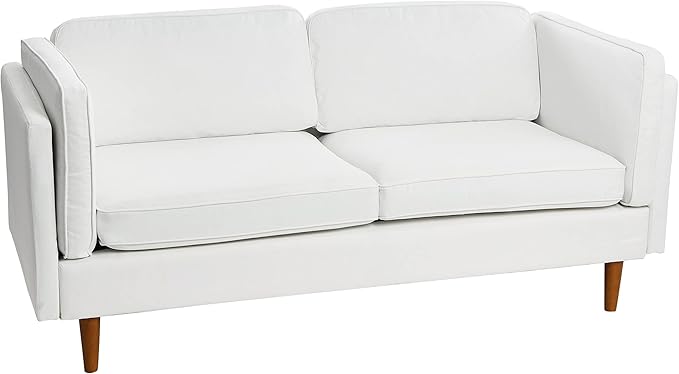 Atley High Sided Sofas, Mid-Century Grey