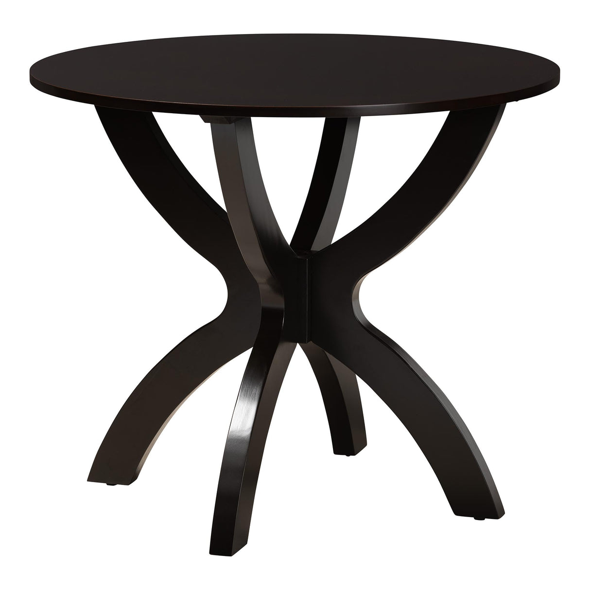 Dining Set, 5-Piece, Grey/Espresso Brown