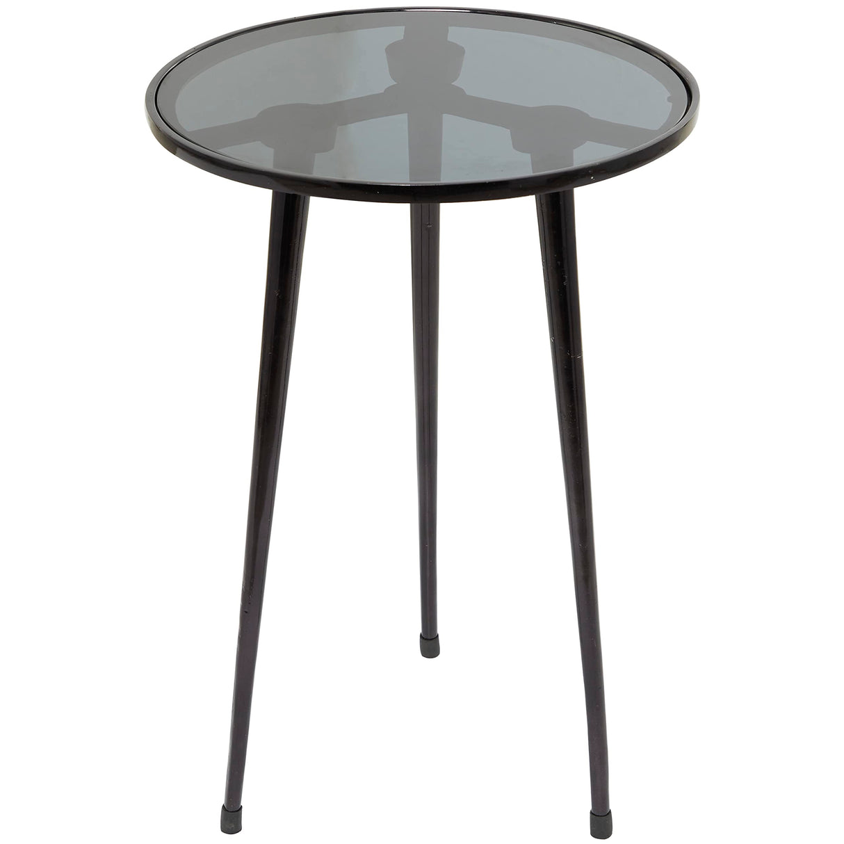 Round Side Table, Small Drink Table for Small Spaces, Modern Accent End Table