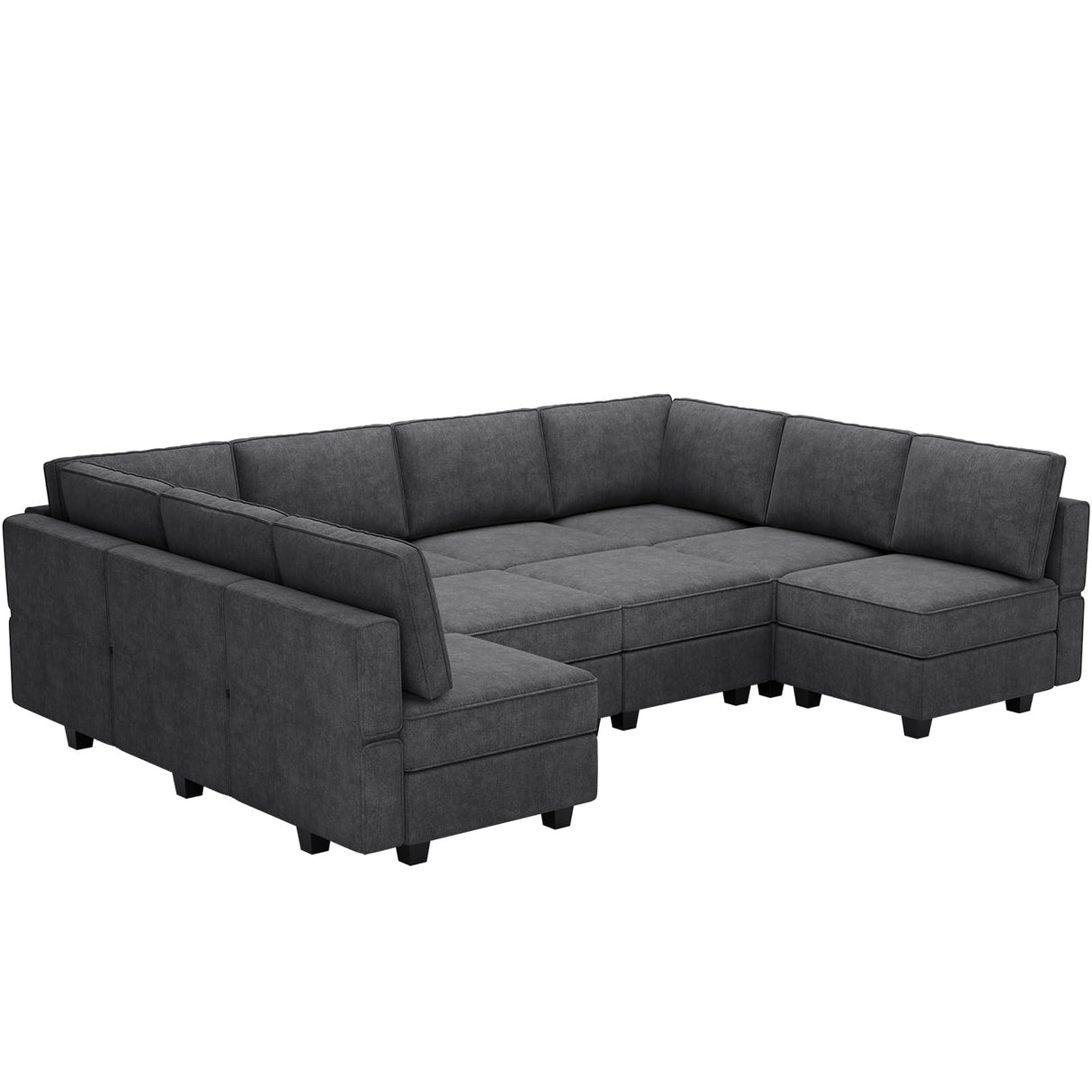 U Shaped Sofa Modular Sectional Couch Sleeper Sofa