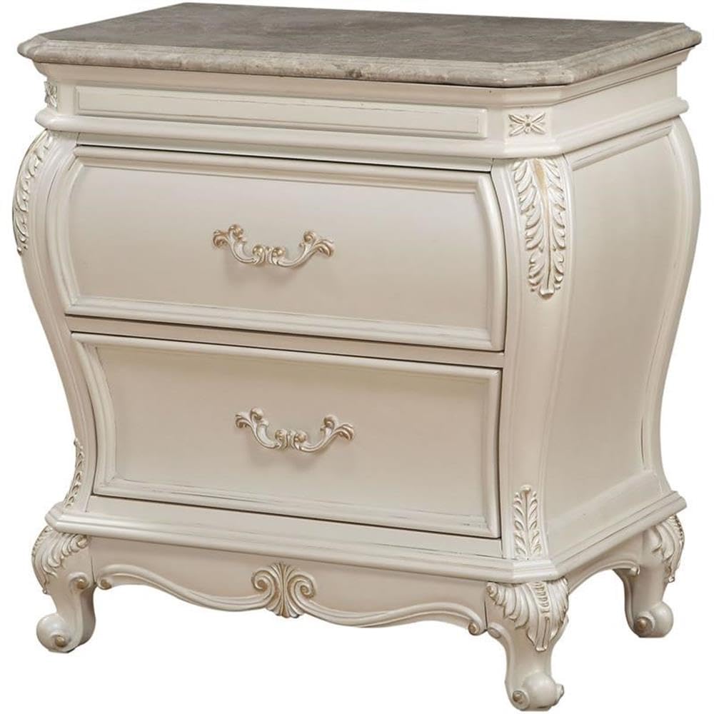 Nightstand in Pearl White