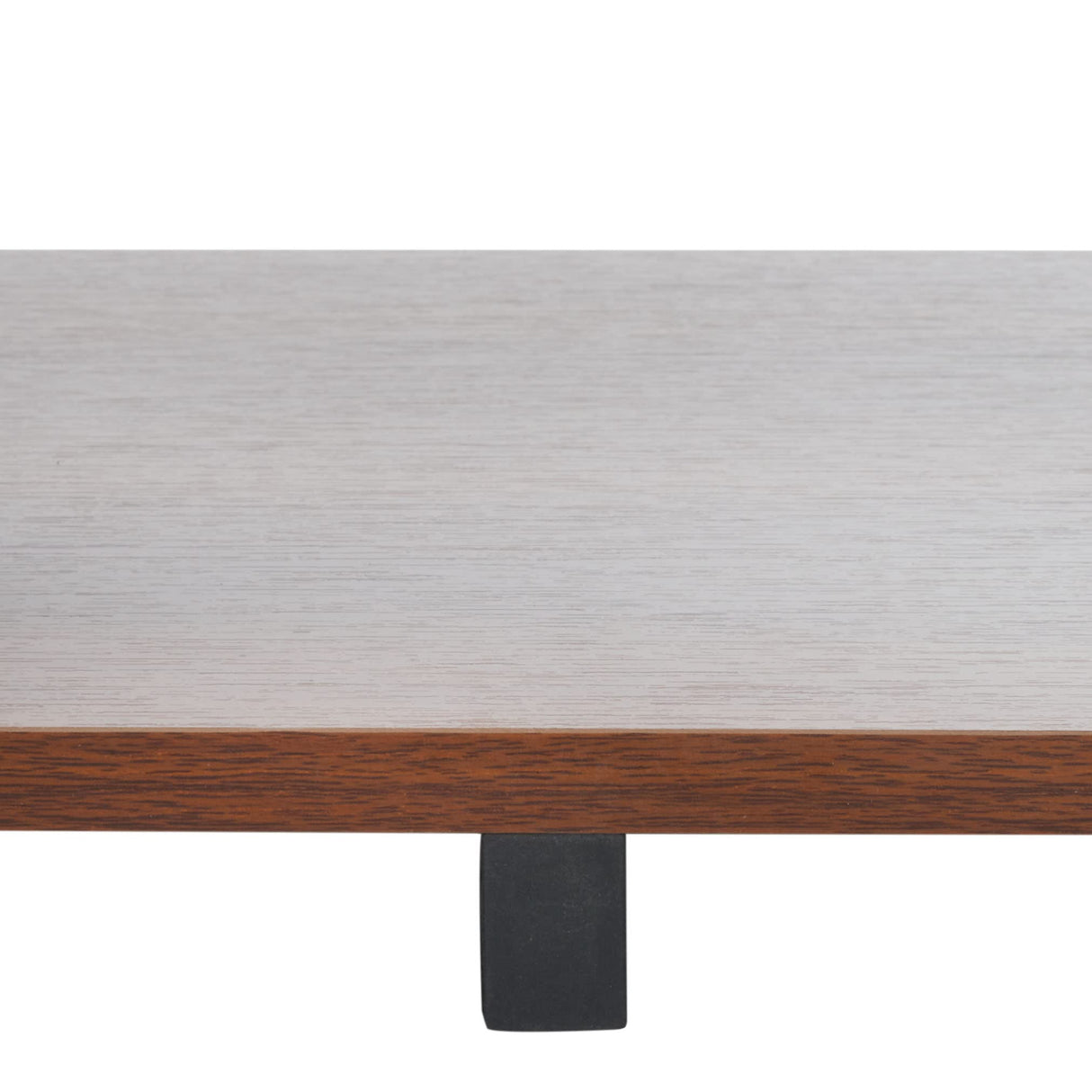 Mid-Century Modern TV Stand for 55" Flatscreen – Walnut & Black Entertainment Console