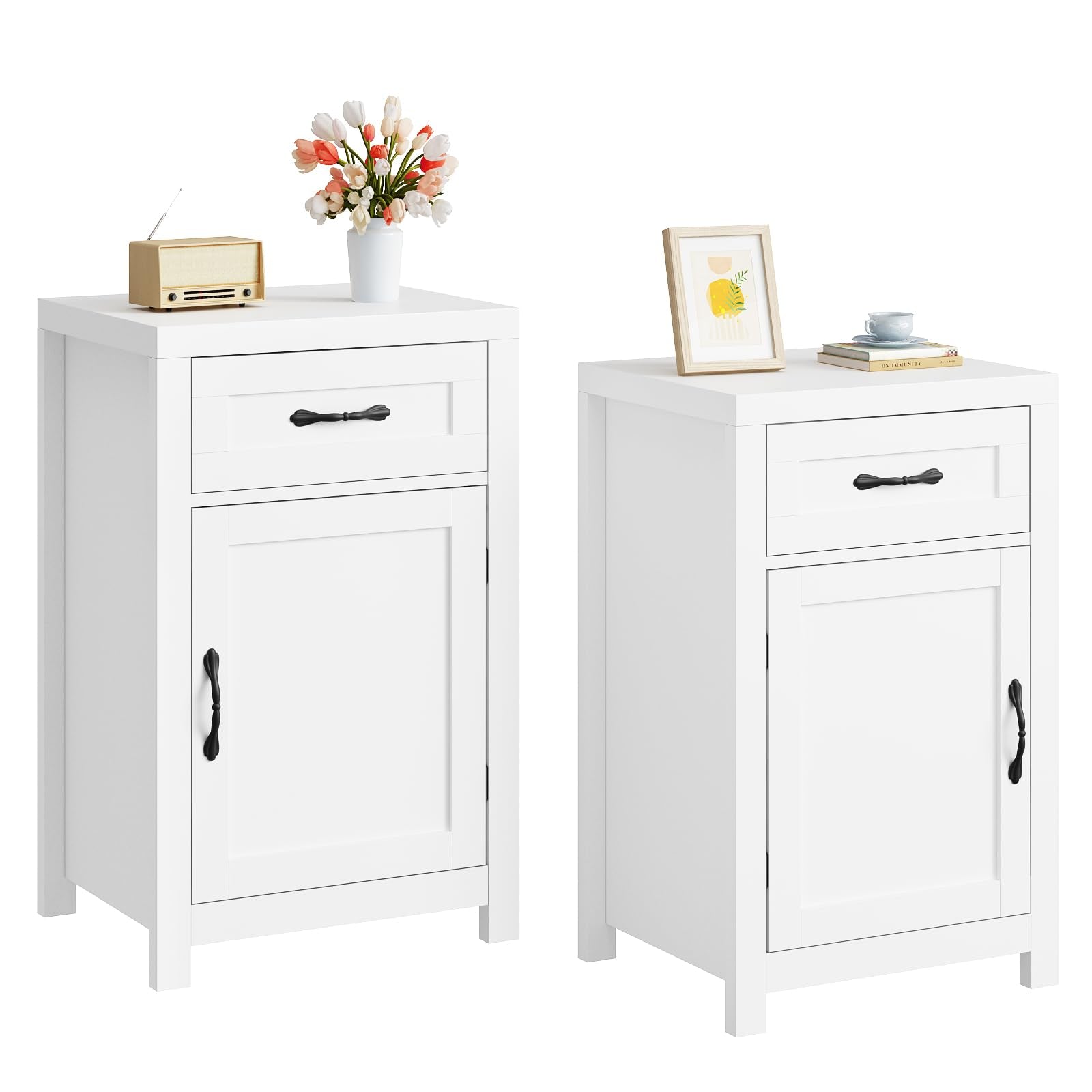 Night Stand Set of 2 Nightstands