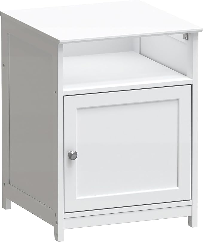 End Table with Shelf and Storage