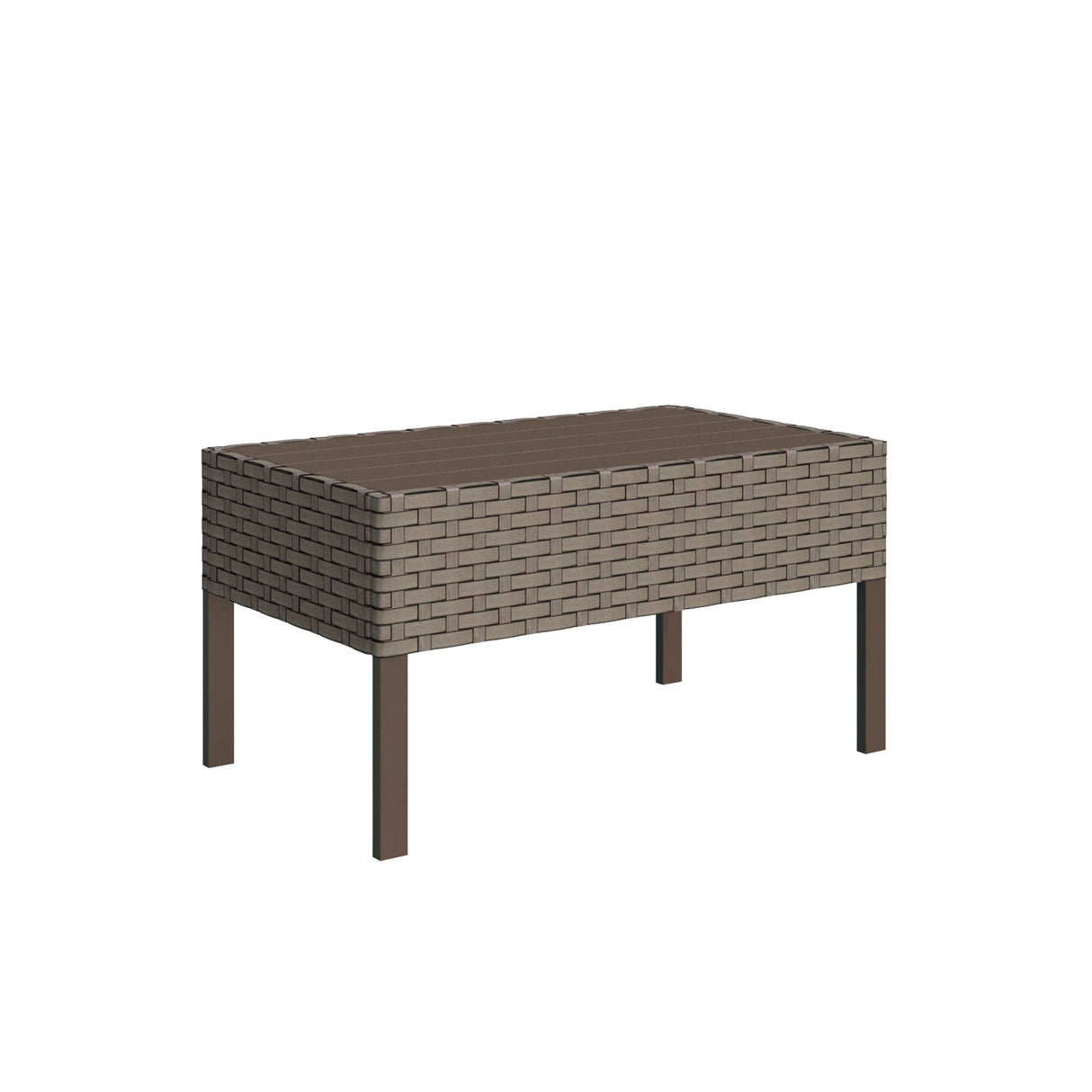 Keys 5-Piece Outdoor Conversation Set with Club Chairs and Coffee