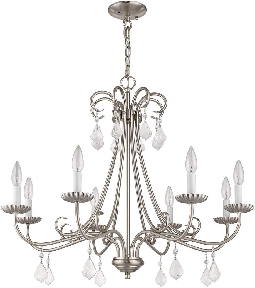 Lighting 40878-91 Chandelier, Brushed Nickel