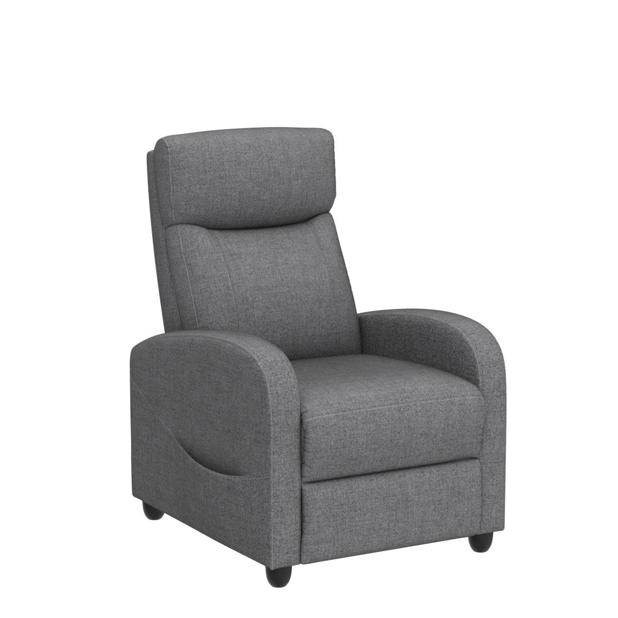 EaseNest Massage Recliner Chair – Fabric with Footrest & Wing Back Design