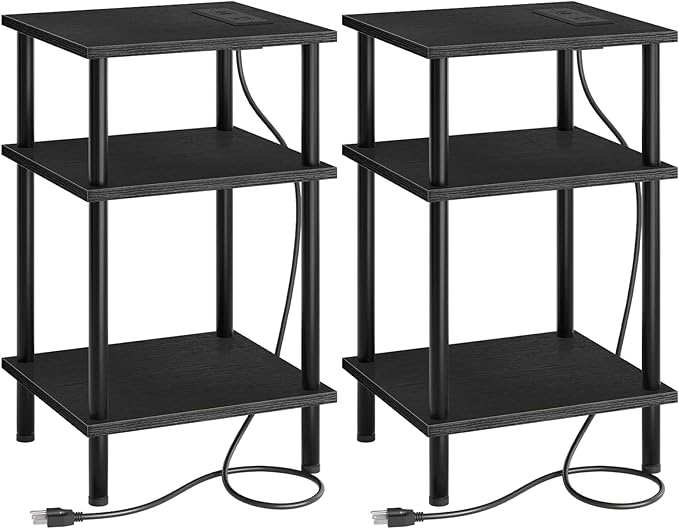 Nightstand with Charging Station