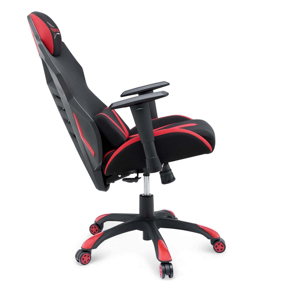 Ergonomic Mesh Gaming Chair with Lumbar Support - Black & Red
