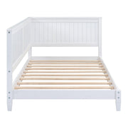 Wood Daybed for Comfort & Versatility, Perfect Sofa Bed Design, Classic White Finish