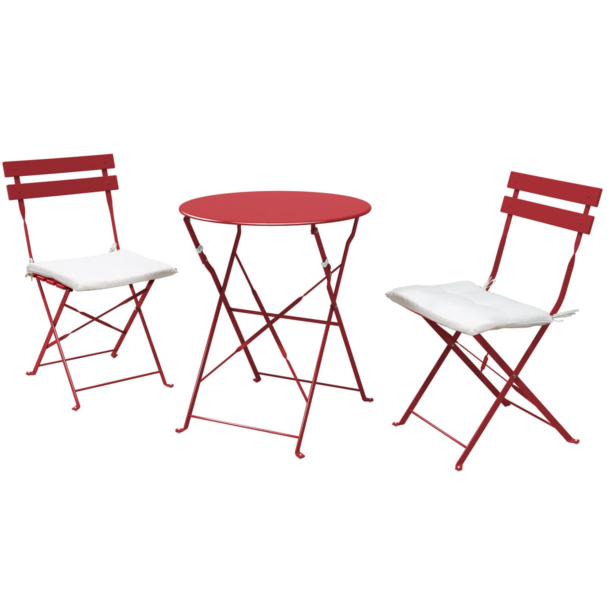 3-Piece Bistro Set Folding Outdoor Furniture Sets with Premium Frame Portable Design