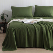 100% Viscose from Bamboo Sheets Queen Size, Super Soft Queen Size Bed Set, 4PC