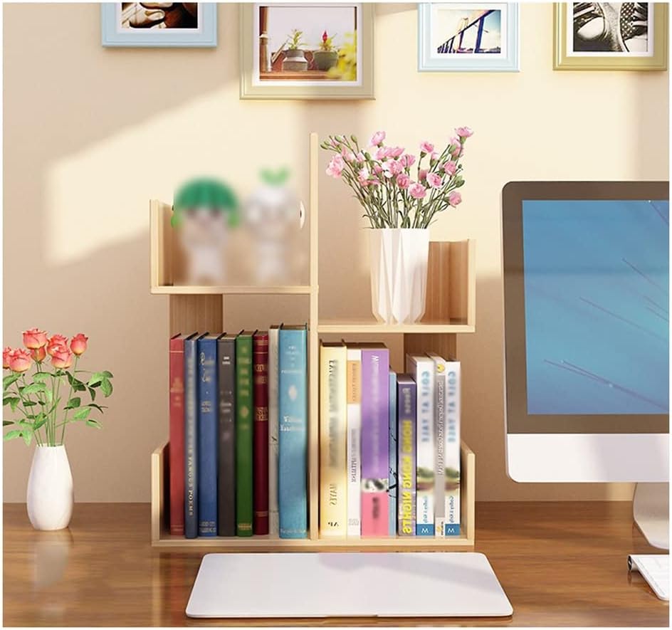 Modern Book Shelf for Living Room Desktop Small Bookshelf Multi-Layer Simple