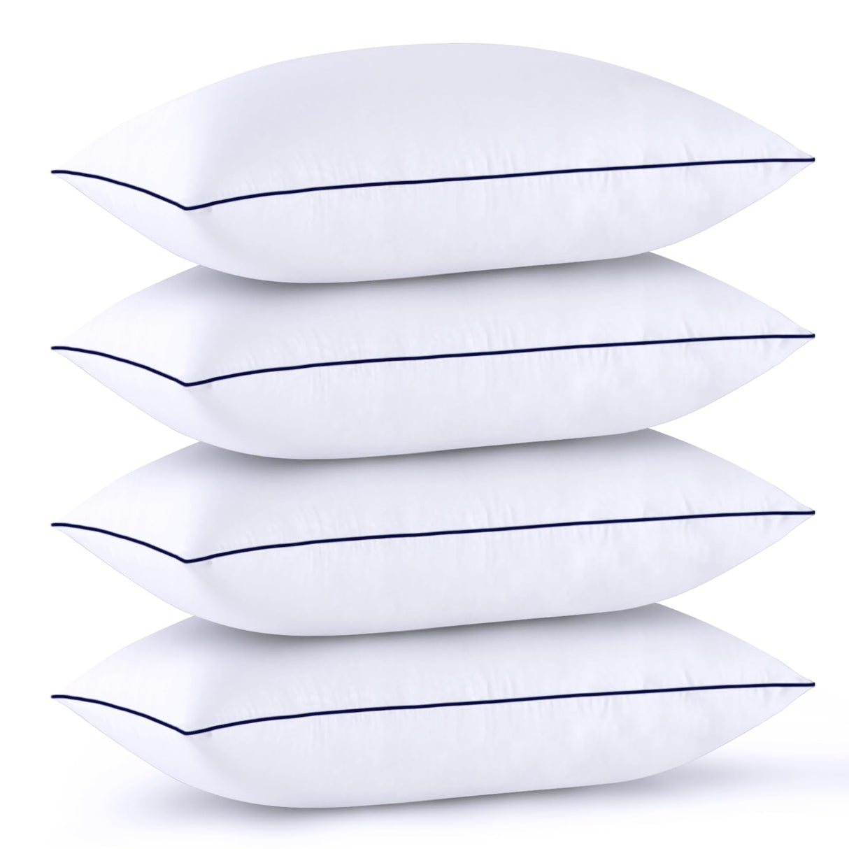 Bed Pillows for Sleeping 4 Pack, Cooling Supportive Hotel Pillows