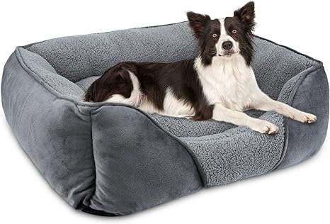 Small Dog Bed for Small Dogs, Rectangle Washable