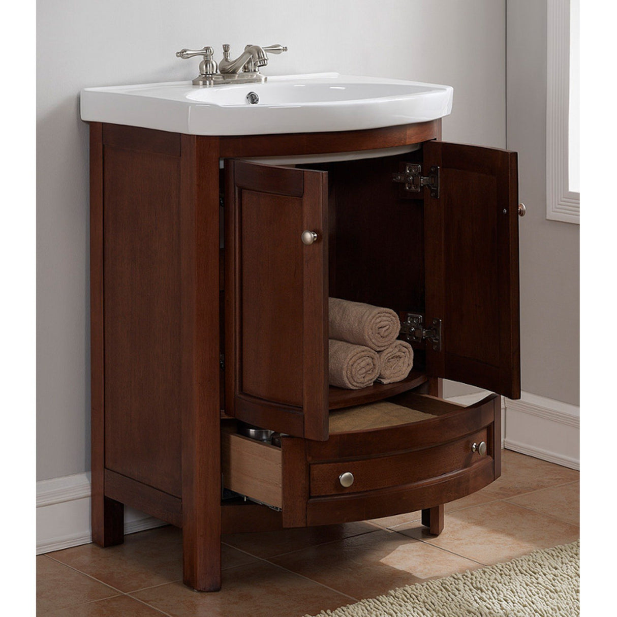 RFVA0069W Vanity, White Finish, 19 x 24.6 x 34"