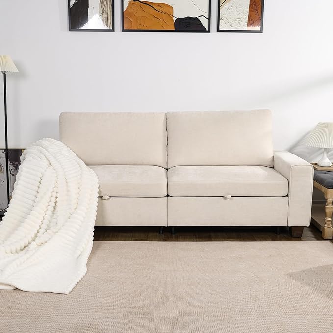 112“ Convertible Storage Sectional Sofa,L Shaped Couch